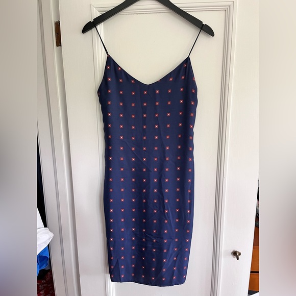 Sincerely Jules navy silk dress - Picture 2 of 5